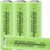 Swanlake Rechargeable Battery, 3.6V Flat top Battery, 2500MAH, not A Battery (4pcs)