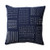 Pillow Perfect Tribal Sampler Throw Pillow, 16.5", Navy/White