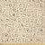 Ambesonne Egyptian Print Fabric by The Yard, Old Dated Hieroglyphics Language Hand Written Style Borders Worn Look, Stretch Knit Fabric for Clothing Sewing and Arts Crafts, 2 Yards, Brown Tan
