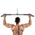 Detachable LAT Pull Down Bar with Full Wrapped Rotating LAT Bar, Cable Machine Pull Down Bar Attachment, Triceps Biceps Pulldown bar for Home Gym (48in)
