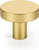 HONG DIRECT 25PK Gold Cabinet Knobs Brushed Brass Cabinet Knobs Round Knobs Gold Drawer Knobs for Cabinet and Dresser Drawers Gold Cabinet Hardware for Kitchen Cabinet Knobs Gold