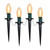 C9 Christmas Pathway Lights Outdoor, 38 Ft C9 Clear LED Bulbs Marker Stake Lights with 25 Stakes, Connectable Outdoor Waterproof Pathway Markers Lights for Christmas Path, Yard Lawn, Garden Decor