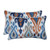 Pillow Perfect Indoor/Outdoor Paso Azure Rectangular Throw Pillow (Set of 2), 18.5" x 11.5" x 5", Blue, 2 Piece