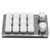 Ejoyous Macro Keyboard, One Handed Macro Mechanical Gaming Keypad 12 Key Programmable Keyboard with Knob for Office Games Compatible with Vista (Black White)