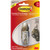 Command 17081-CAMO Designer Hooks, Medium, White, 4-Hooks