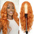 Wigoddess Long Ginger Orange Wavy Wig for Women Middle Part Curly Wavy Wig Natural Looking Synthetic Heat Resistant Fiber Wig for Daily Party Use 26 Inch Wigoddess Long Ginger Orange Wavy Wig for Women Middle Part Curly Wavy Wig Natural Looking Synthetic Heat Resistant Fiber Wig for Daily Party Use 26 Inch