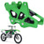 Motorcycle Rear Chain Guide Guard Protector CNC For KX250F KX450F 2009 2010 2011 2012 2013 2014 2015 2016 2017 2018 KX250 KX450 19 KLX450R 18-19