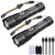 Flashlights High Lumens Rechargeable, 2 Pack XHP70 Led Flashlight, 20000 Lumen Super Bright Flashlight with 5 Modes, Waterproof Powerful Tactical Flash Light Torch for Camping Outdoor Emergency