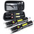 iToncs LED Flashlight Rechargeable, 2000 Lumens Super Bright Magnetic Flashlight with COB Work Light, Waterproof, 4 Modes, Pocket Tactical Flashlights 2 Packs Tactical Flashlights with Bag