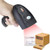GIMATIC Bluetooth CCD Barcode Scanner Wireless & USB Wired 1D Handheld Cordless Barcode Reader Imager Bar Code Scanning for Computer Screen Scan for Android Mac iOS Windows