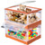 Storage Bins with Lids, 2 Packs 26Qt Plastic Storage Bins for Closet Organizers and Storage, Stackable Storage Bins, Closet Storage Bins with Double Door, Collapsible Storage Bins for Home, Dorm