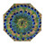 Artist Unknown Travel Umbrella Fold - Wind Resistant Lightweight Strong and Portable -Creative Peacock Feathers- Windproof Automatic compact umbrellas for rain - unisex
