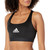 adidas Women's Powerreact Training Medium Support Bra, Black, X-Large DD