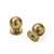 khtumeware 15 Pack Champagne Bronze Cabinet Knobs 1 Inch Single Hole Cabinet Handles Dresser Knobs Drawer Knobs and Pulls for Bathroom Cabinets.