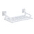 Hohopeti Kitchen Storage Rack Bathroom Storage Rack Storage Organizer Storage Holder Storage Shelf White Basin Bathroom Shelf