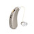Hearing Aids, Hearing Aid for Seniors Rechargeable with Noise Cancelling Hearing Amplifier for Adults Hearing Loss Digital Ear Hearing Assist Devices with Volume Control (Pearl Grey, Left)
