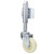 Eurobuy 4in Heavy Duty Spring Loaded Swivel Caster Nylon Gate Wheel 440lbs Load Capacity