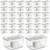 Ziliny 36 Pieces Pizza Dough Proofing Box Stackable Dough Proofing Box Large Pizza Dough Proofing Box with Sealing Lids for Family Size Dough, Proofing Boxes for Pizza (4.8 x 3.5 x 2.4 Inches/ 400 ml)