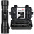ULTRAFIRE Tactical Flashlight with Holster, Single Mode LED Flashlight 1000 High Lumen Duty Belt Flashlight with Holder, Law Enforcement Flashlights WF-508B