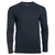 True Classic Long Sleeve Crew Shirt for Men. Premium Fitted Mens Crew Neck Shirt for Men. Navy