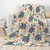 Possum Blanket Opossum Throw Blanket | Opossum Lovers Gift for Boys Girls | Floral Opossum Animal Gift Idea Home Decor for Couch Bed Sofa | Cute Possum Gifts for All Seasons,40"x50" for Kids