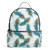 Pfrewn Peacock Feather Backpack Bookbags Daypack Kids Girls Boys Green Flowers Backpacks Laptop Bags School Purse Travel Sports Water Resistant Men Women