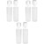 FOMIYES 6 pcs Cosmetic bottles Foundation Travel Pump Bottle Refillable Containers Vacuum Press Jar Pot Lotion airless pump bottles Airless Cosmetic Pump Bottle Glass sample filling white