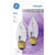 GE Lighting 16766 Halogen 25-watt 280-Lumen Flame Tip Light Bulb with Medium Base, 2-Pack