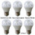 lagpousi 5W G14?G45? E26 LED Bulbs, 40W Incandescent Bulb Equivalent, Non-Dimmable, 400lm, Warm White, 2700K,360° Beam Angle, LED Light Bulbs, FCC Listed, Pack of 6 Units