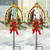 2 Pcs Nativity Scene Outdoor Yard Stakes Metal Christmas Light Decorations LED Christmas Decorations Nativity Scene Outdoor Solar Outdoor Lighted Nativity Scene for Pathway Garden Lawn (Rustic)