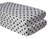 Bacati 2 Piece Stars Ikat Muslin Crib Sheets, Navy