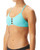 TYR Women's Pacific Tieback Bikini Top Swimsuit, Seafoam, Small