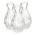 Garneck 3Pcs aromatherapy bottle Refillable Diffuser Bottles fragrance empty refillable diffuser bottle Glass Clear Bottles Glass Perfume Diffuser Bottles jars glass shelf wide mouth