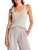 NIC+ZOE Women's Petite Rib Sweater Tank, Sandshell