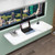 Wall Mounted Table, Folding Wall Mounted Murphy Desk Drop-Leaf Table, Space Saving Fold Down Floating Desk for Study, Bedroom, Bathroom or Laundry Room 25 * 25cm/9.8 * 9.8in White