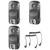 Neewer 3-Pack 2.4GHz 7-Channel Wireless Remote Flash Trigger Transceivers with C1 and C3 Shutter Cable for Canon 1D Mark II III IV 5D Mark II III IV 1100D 1000D 700D 650D 600D 500D 450D 100D 60D