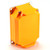 Rubicon Starter Kit IP67 Weatherproof Enclosure with Orange and Clear Deep Covers for Raspberry Pi, Arduino, or BeagleBone
