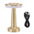 Pssopp Portable LED Table Lamp Touch Night Light Bedside Lamp Portable LED Table Lamp Retro Touch Control 3 Levels Color Temperature Rechargeable Table Lamp Night Light for Hotel (Gold)
