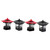 Happyyami 4 Pcs Solar Led Light Tower Outdoor Solar Light Led Lighthouse Solar Landscape Lighting Solar Yard Lights Solar Lights Lighthouse Lamp Rotating Tower to Rotate Resin