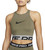 Nike Women's Pro Dri-Fit Cropped Training Tank Top (as1, Alpha, s, Regular, Regular, Medium Olive)