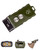 RovyVon E1 Hybrid Flat Keychain Flashlight, 500 Lumens USB C Rechargeable EDC Flashlight, Power by Built-in Internal or Replaceable External Battery, IPX7 Mini Flashlight for Hiking, Camping