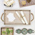 Cheungs Gray Washed Wooden Rectangular Rope Side Handles Tray, White