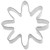 Nagao Cookie Cutter, Stainless Steel, Daisy