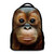 Animal School Bag,School College Backpack,Teenagers Casual Daypack,17 Inch Laptop Backpack for Men (Monkey)