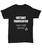 Fabricator T-Shirt Instant Just Add Coffee Funny Gift Black