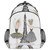 Eiffel Tower School Backpack for Boys Girls Teens, Dance Girl Middle Schoolbag Elementary Student Bookbags Travel Laptop Backpack Casual Daypack Rucksack