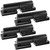 SEHOI 4 PCS 5 Inches Heavy Duty Barrel Gate Hinge, Iron Barrel Style Door Hinge, Trailer Ramp Gate Hinges for Heavy Swing Gates and Doors, 450lb Capacity, Weld On Install