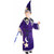Dress Up America Magic Wizard Costume, Purple, Large 12-14 (39" waist, 57" height)