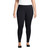 Lands' End Womens Starfish Leggings Black Regular X-Small