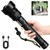 Cinlinso Flashlights High Lumens Rechargeable, 250000 Lumens Super Bright Led Flash Light, 7 Modes with COB Light, IPX6 Waterproof, Handheld Powerful Flashlight for hu?ting, Camping, Emerge?cies